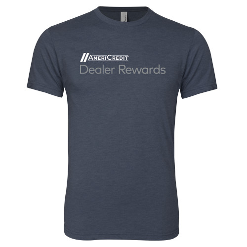 Next Level Navy Triblend Tee-AmeriCredit Dealer Rewards