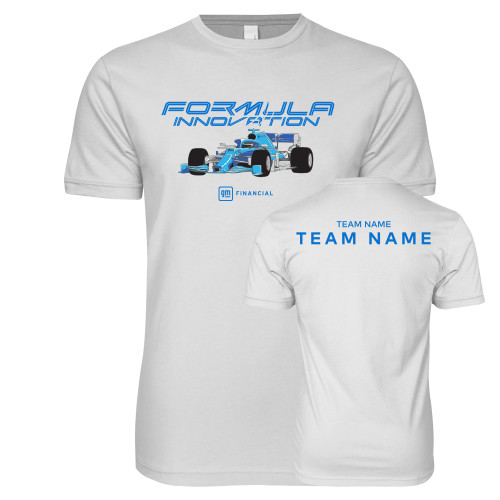 Next Level White SoftStyle T Shirt-Formula Innovation Design 1