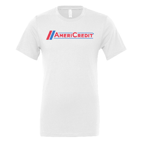 Bella + Canvas White Jersey Cotton T Shirt-AmeriCredit