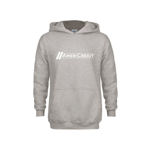 Youth Grey Fleece Hood-AmeriCredit