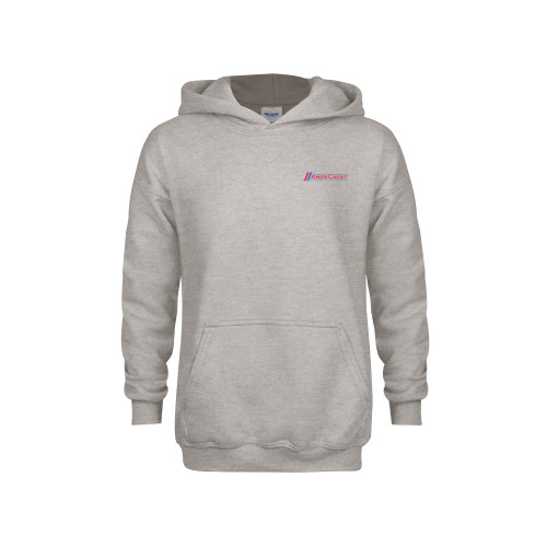 Youth Grey Fleece Hood-AmeriCredit