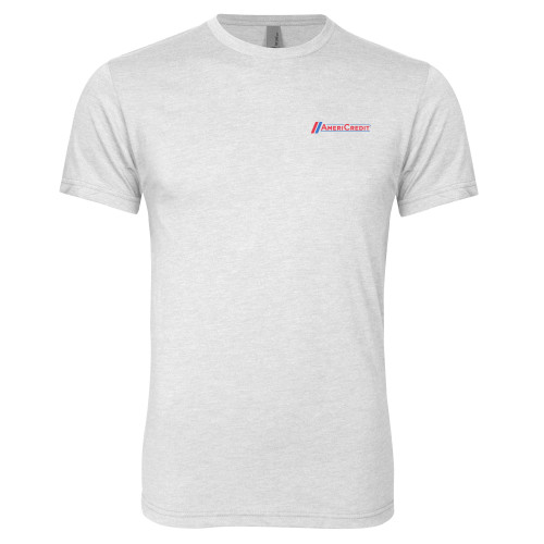Next Level Heather White Triblend Tee-AmeriCredit