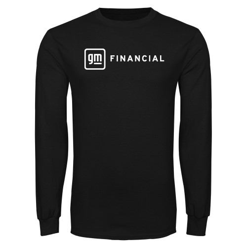 Black Long Sleeve T Shirt-GM Financial Horizontal