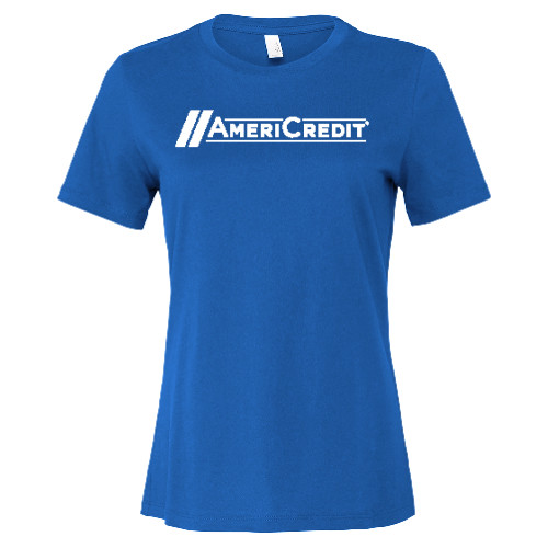 Bella + Canvas Womens Royal Relaxed Cotton T Shirt-AmeriCredit