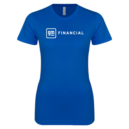 Next Level Womens Royal Boyfriend Tee-GM Financial Horizontal