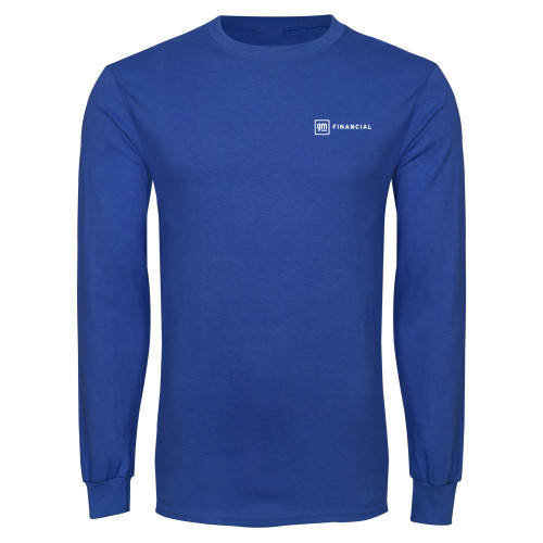 Royal Long Sleeve T Shirt-GM Financial Horizontal
