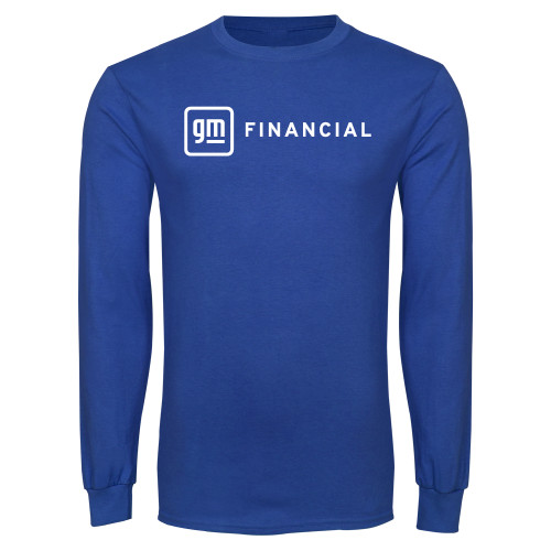 Royal Long Sleeve T Shirt-GM Financial Horizontal