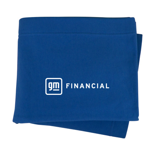 Royal Sweatshirt Blanket-GM Financial Horizontal