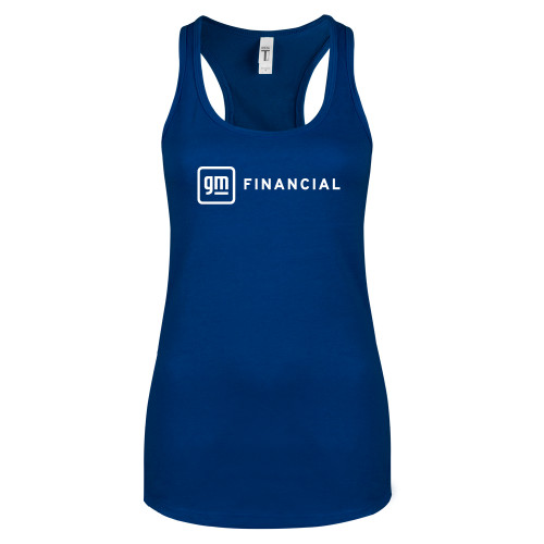Next Level Racerback Tank Royal-GM Financial Horizontal