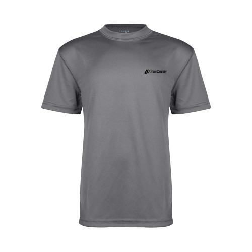 Youth Performance Grey Concrete Tee-AmeriCredit
