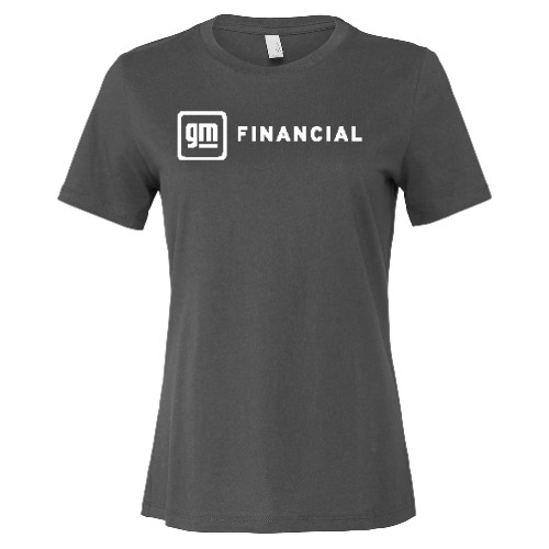 Bella + Canvas Womens Asphalt Relaxed Cotton T Shirt-GM Financial Horizontal