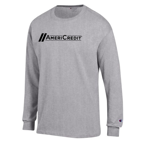 Champion Oxford Grey Long Sleeve T Shirt-AmeriCredit