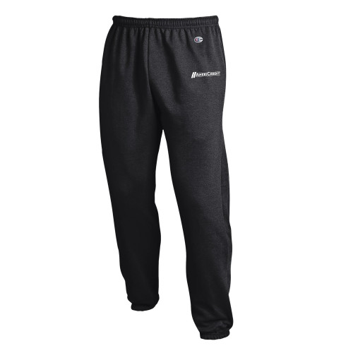 Champion Black Banded Bottom Sweatpants-AmeriCredit