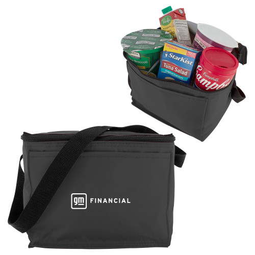 Six Pack Grey Cooler-GM Financial Horizontal