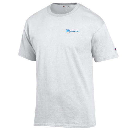 Champion White T Shirt-GM Financial Horizontal