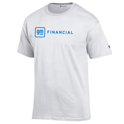 Champion White T Shirt-GM Financial Horizontal