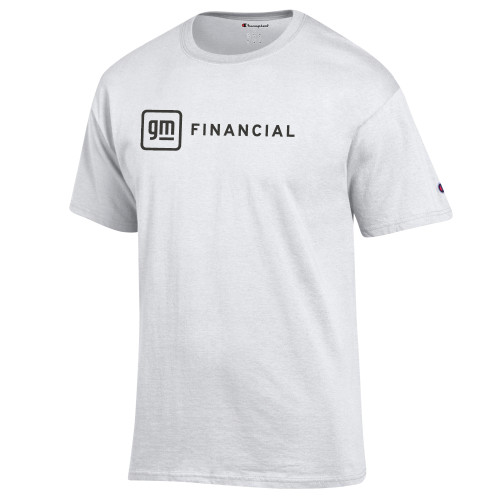 Champion White T Shirt-GM Financial Horizontal