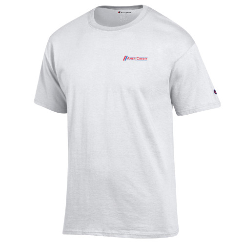 Champion White T Shirt-AmeriCredit