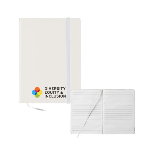 5x7 White Hard Cover Journal-Diversity Equity and Inclusion