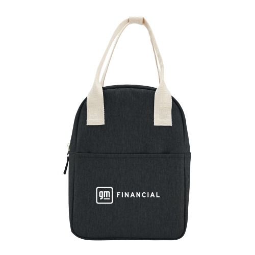 Black WorkSpace Lunch Cooler Bag-GM Financial Horizontal