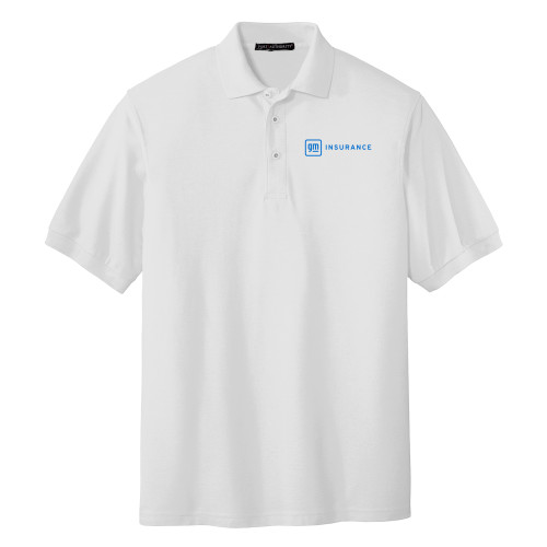 White Silk Touch Polo-General Motors Insurance