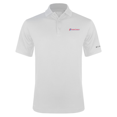 Columbia White Omni Wick Drive Polo-AmeriCredit