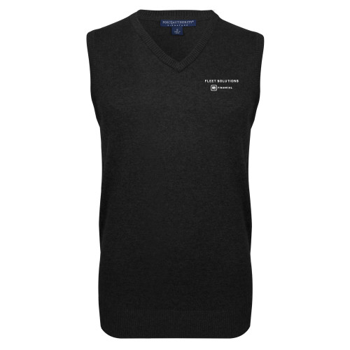 Black VNeck Sweater Vest-GMF Fleet Solutions Vertical