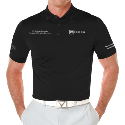 Callaway Black Opti Vent Polo-GM Financial Horizontal
