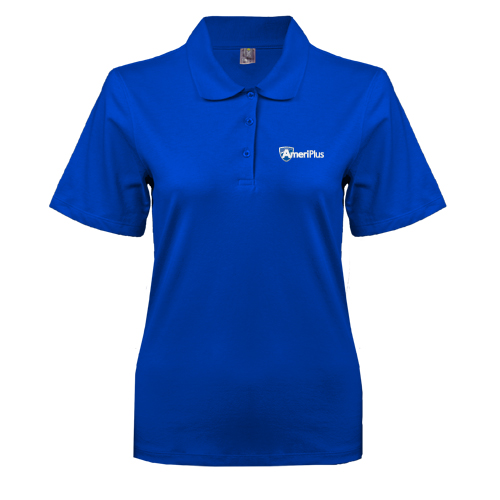 Womens Silk Touch Royal Pique Polo-AmeriPlus