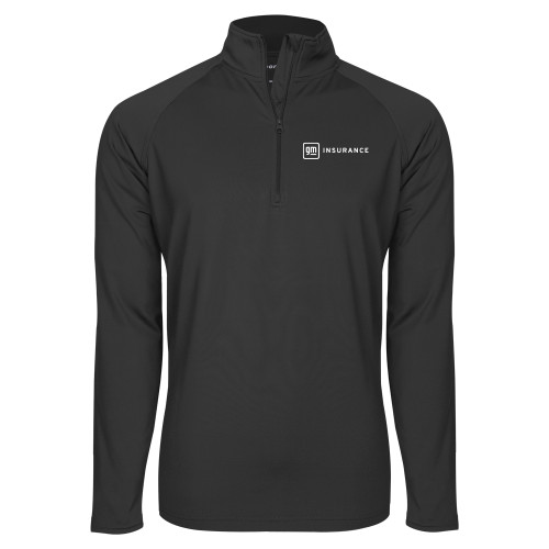 Sport Tek Charcoal Sport Wick Stretch 1/2 Zip Pullover-General Motors Insurance