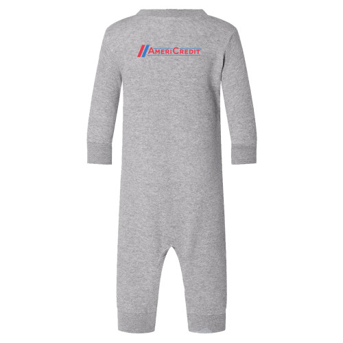 Heather Grey Fleece Onesie-AmeriCredit