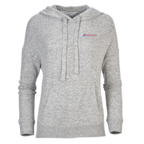 Boxercraft Womens Oxford Grey Heather Cuddle Soft Hoodie-AmeriCredit