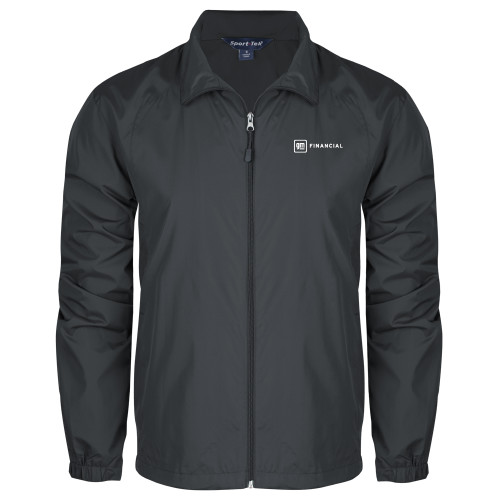 Charcoal Full Zip Wind Jacket-GM Financial Horizontal