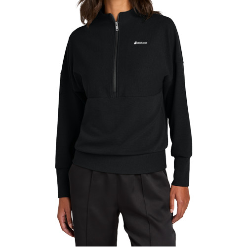 Mercer+Mettle Womens Deep Black 1/4 Zip-AmeriCredit