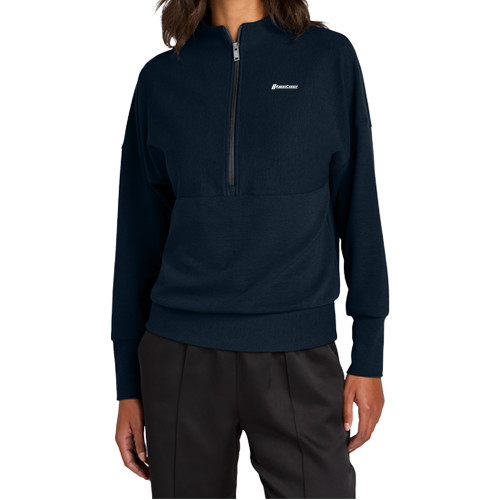 Mercer+Mettle Womens Night Navy 1/4 Zip-AmeriCredit