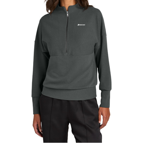 Mercer+Mettle Womens Storm Grey 1/4 Zip-AmeriCredit