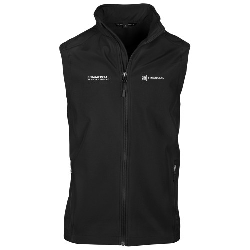 Black Softshell Core Vest-GM Financial Horizontal