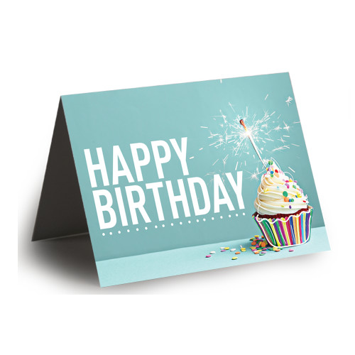 Blank Note Card w/ Envelope Happy Birthday-