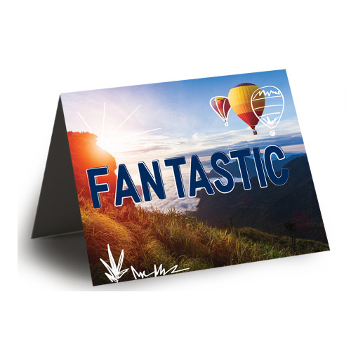 Blank Note Card w/ Envelope Fantastic-
