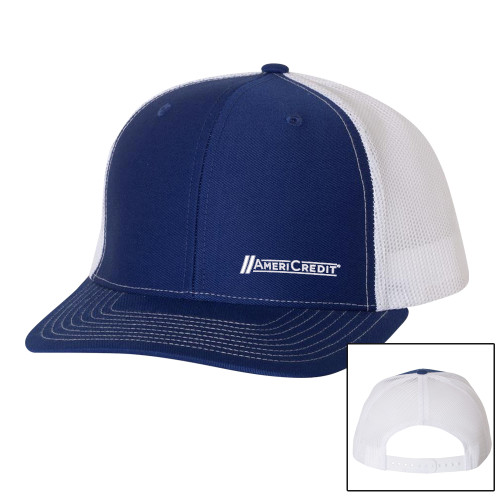 Richardson Royal/White Trucker Hat-AmeriCredit