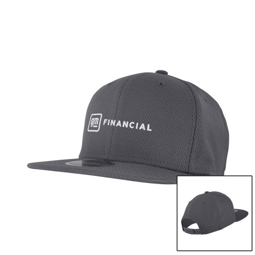 New Era Charcoal Diamond Era 9Fifty Snapback Hat-GM Financial Horizontal