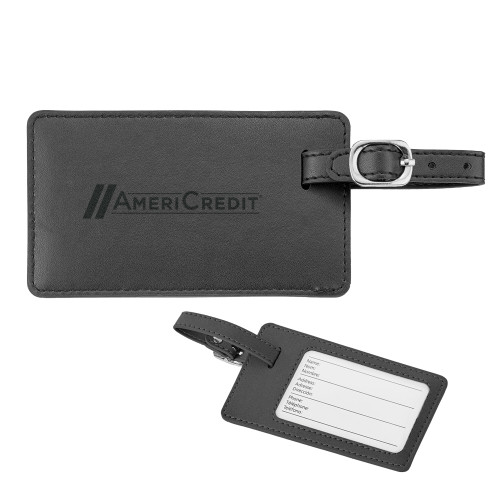 Neoskin Black Luggage Tag-AmeriCredit Engraved