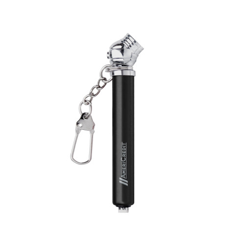 Mini Black Tire Gauge/Keychain-AmeriCredit Engraved