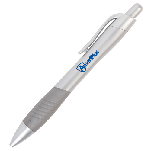 Metallic Mykonos Silver Pen-AmeriPlus