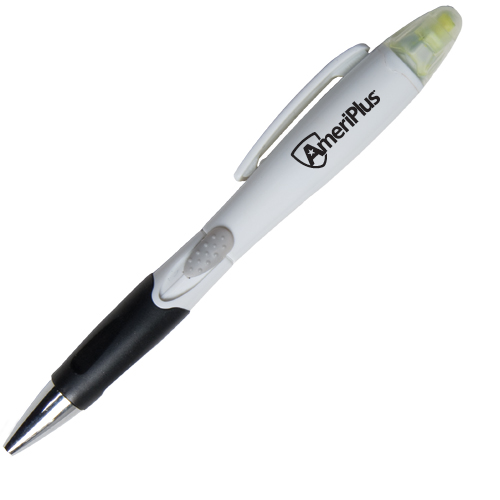 Blossom White Pen/Highlighter-AmeriPlus
