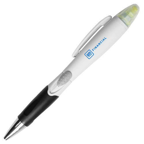 Blossom White Pen/Highlighter-GM Financial Horizontal