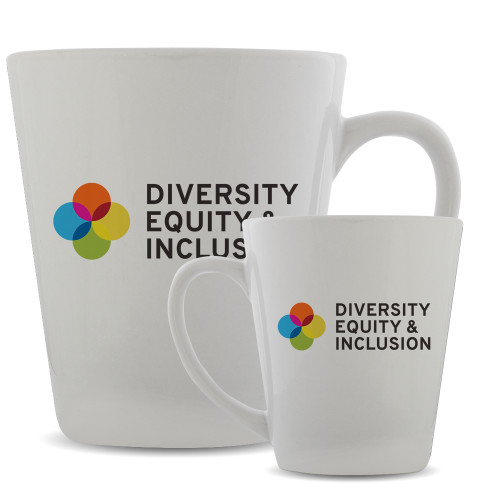 Full Color Latte Mug 12oz-Diversity Equity and Inclusion