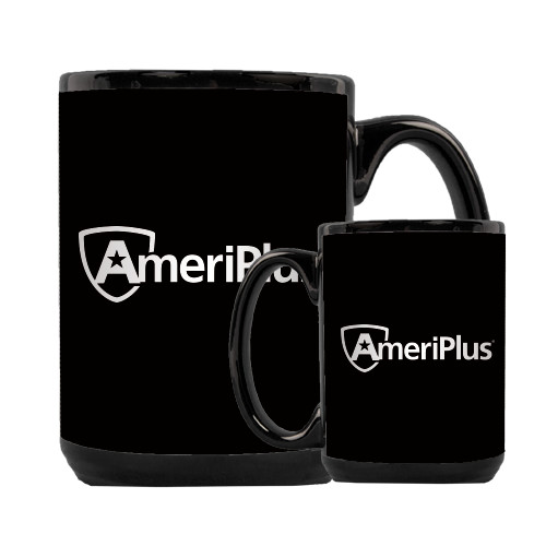 Full Color Black Mug 15oz-AmeriPlus