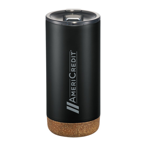 Valhalla Vacuum Insulated Black Tumbler 16oz-AmeriCredit Engraved