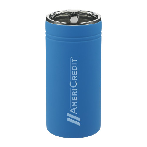 Sherpa Vacuum Blue Tumbler & Insulator 12oz-AmeriCredit Engraved